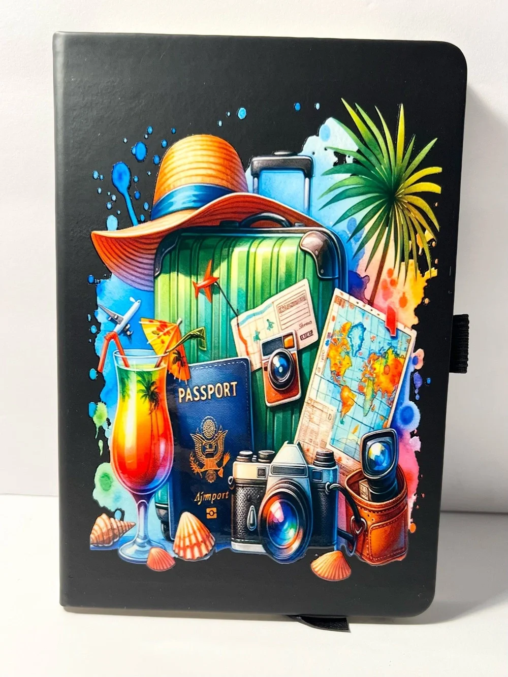 Travel A5 Hardcover Journal Notebook | Adventure Travel Planner Diary | Vacation